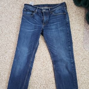 Levis Straight Blue Jeans